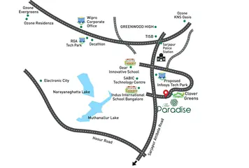 Location of Ozone The Paradise - Image 333384