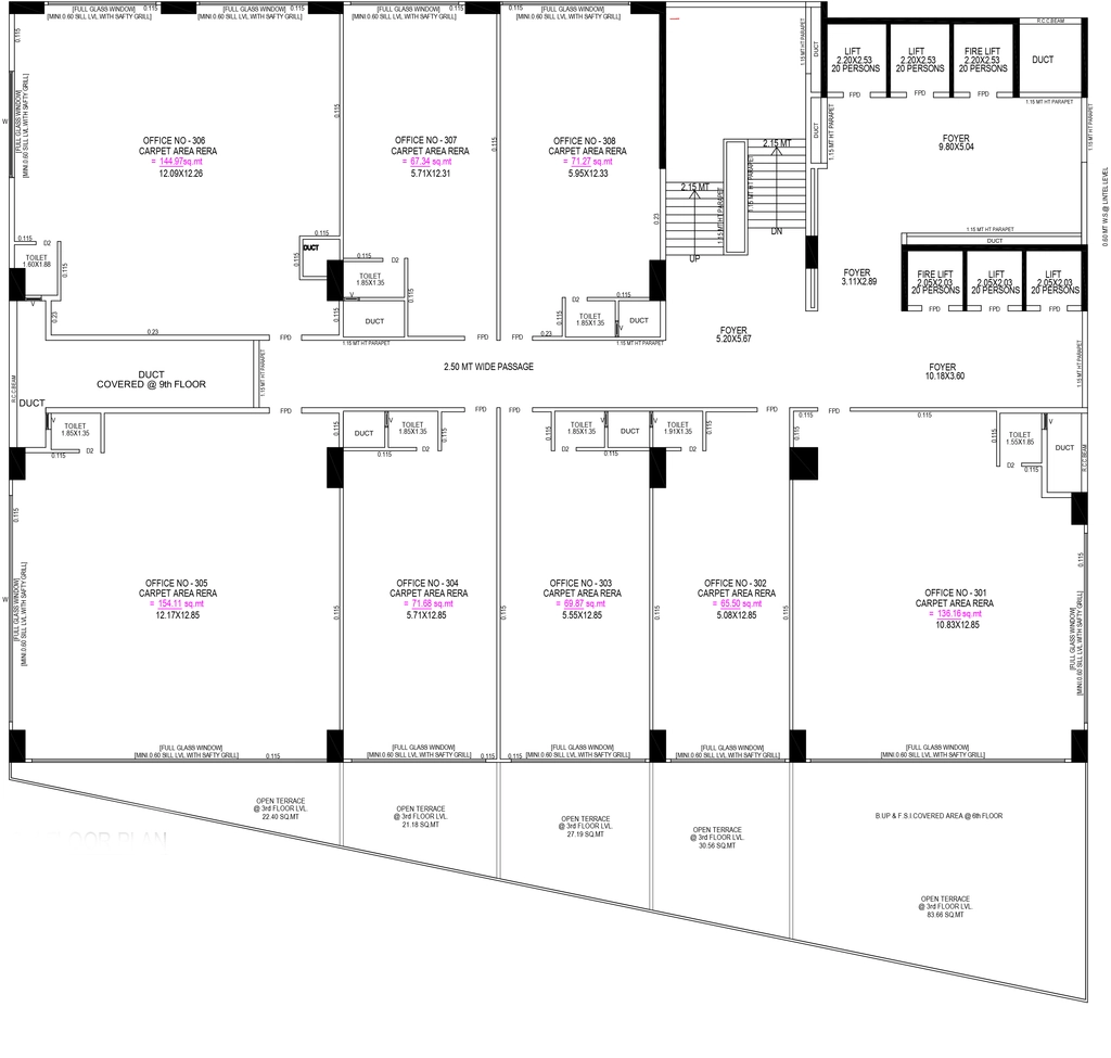 Floor Plan of The Ridge in Vatva, Ahmedabad - Image 362755