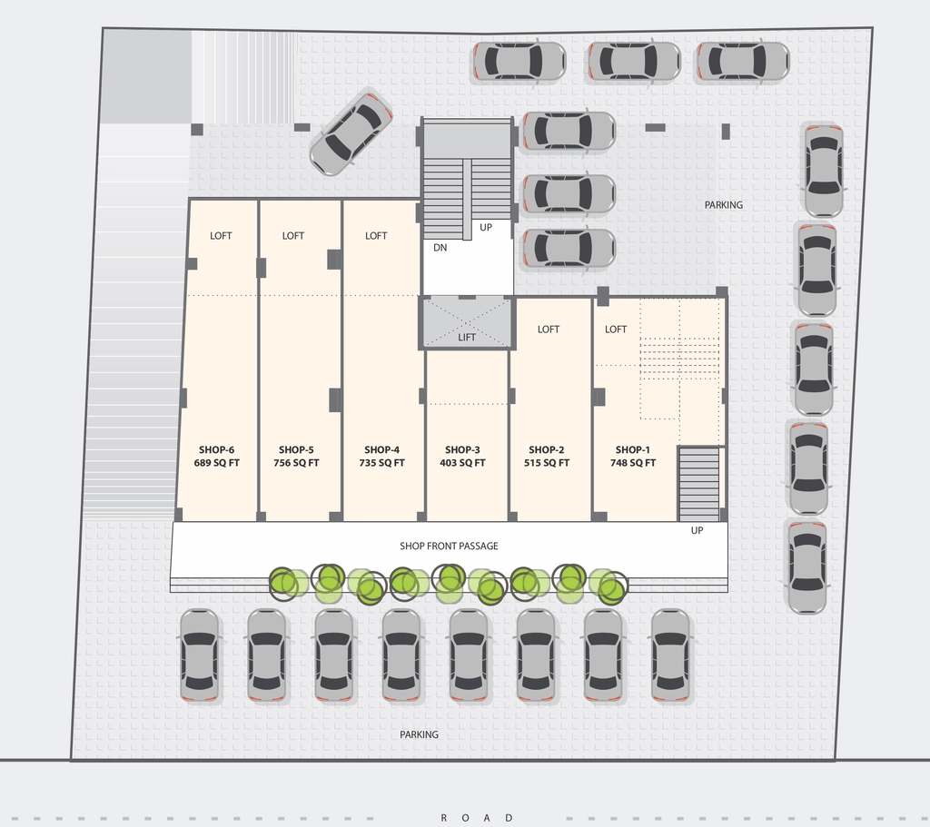 Master Plan of Saransh 2 The Business Hub in Ambawadi, Ahmedabad - Image 362422