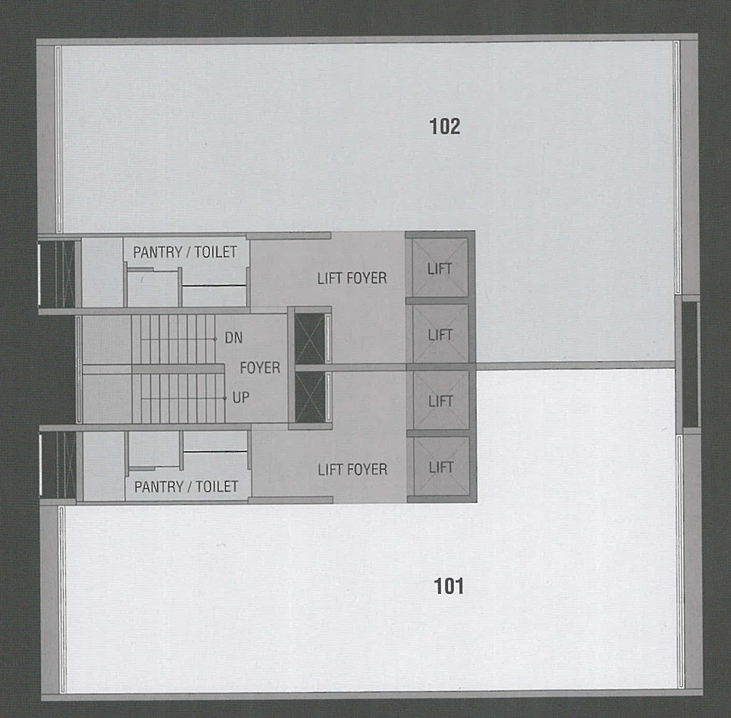 Floor Plan of Shreenathji Times Corporate Park in Thaltej, Ahmedabad - Image 362308