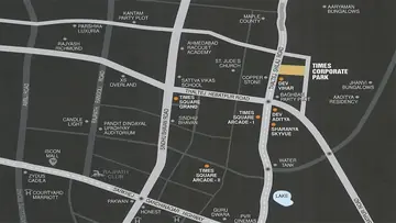 Location of Shreenathji Times Corporate Park - Image 362309