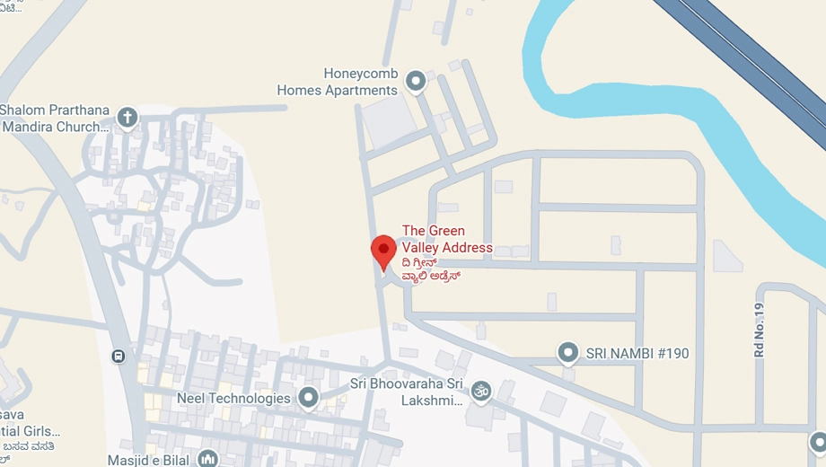 Location of The Green Valley Address in Mysore Road, Bangalore - Image 334268