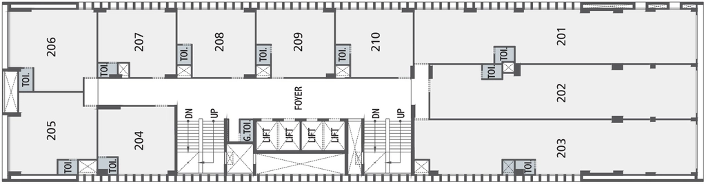 Floor Plan of Binori BSquare 2 in Ambli, Ahmedabad - Image 315423