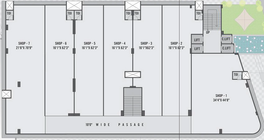 Floor Plan of Anokhi Dream Rise in Sola, Ahmedabad - Image 318599