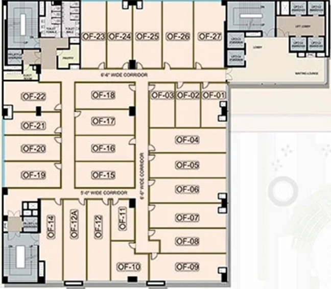 Floor Plan of Gulshan One29 in Sector 129, Noida - Image 303340