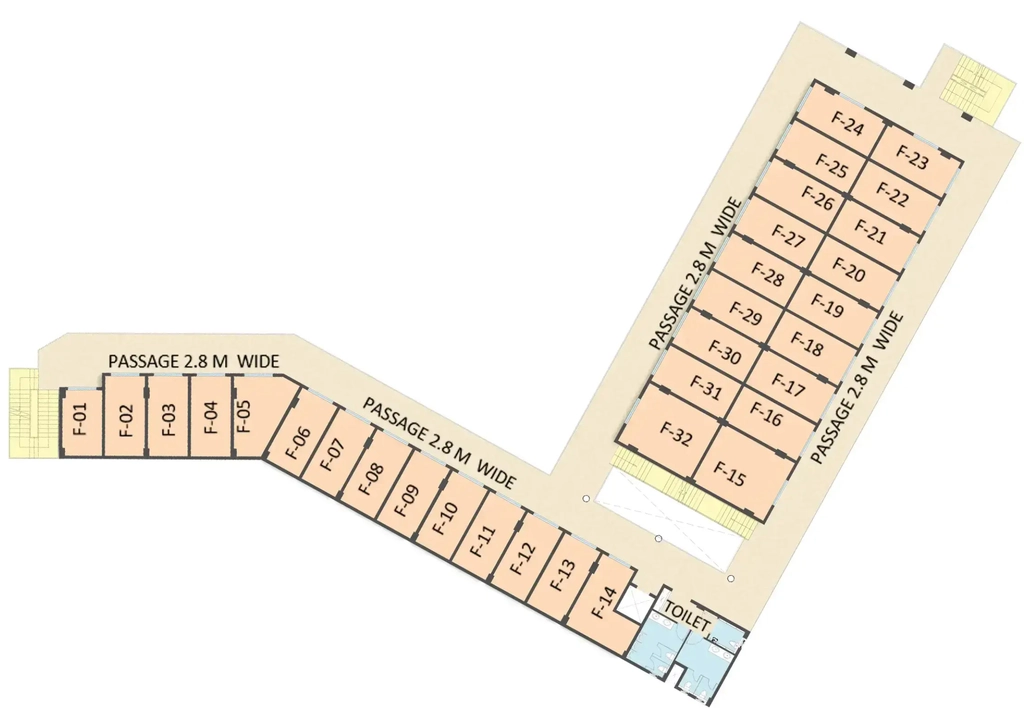 Floor Plan of GLS Elitaire Prime in Sector 81, Gurgaon - Image 362372