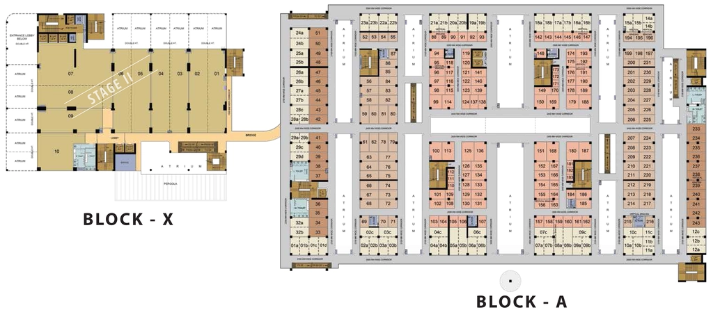 Floor Plan of Gaur World SmartStreet in Sector 16 B, Greater Noida - Image 367308