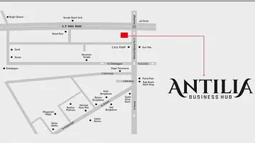 Location of Shree Antilia Business Hub - Image 321896