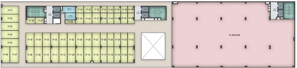 Floor Plan of Aditya Family Hub in NH 24, Ghaziabad - Image 367166