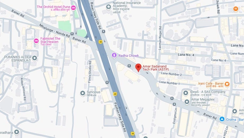 Location of Amar Sadanand Tech Park in Baner, Pune - Image 271487