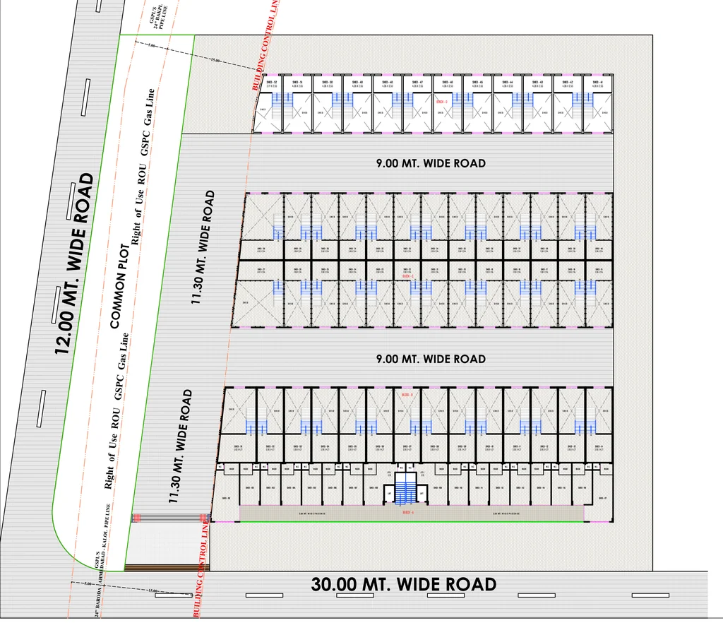 Master Plan of Shyam Trade Center in Kathwada, Ahmedabad - Image 360498