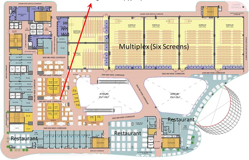 Floor Plan of Commercial Civitech Santoni in Sector 16 B, Greater Noida - Image 304585