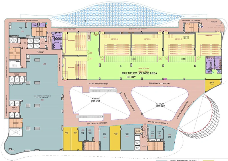 Floor Plan of Commercial Civitech Santoni in Sector 16 B, Greater Noida - Image 304586