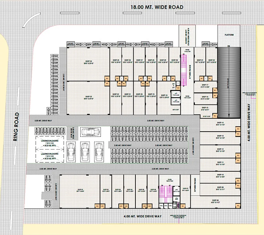 Master Plan of Tricon Akshar Matrix in Odhav, Ahmedabad - Image 324671