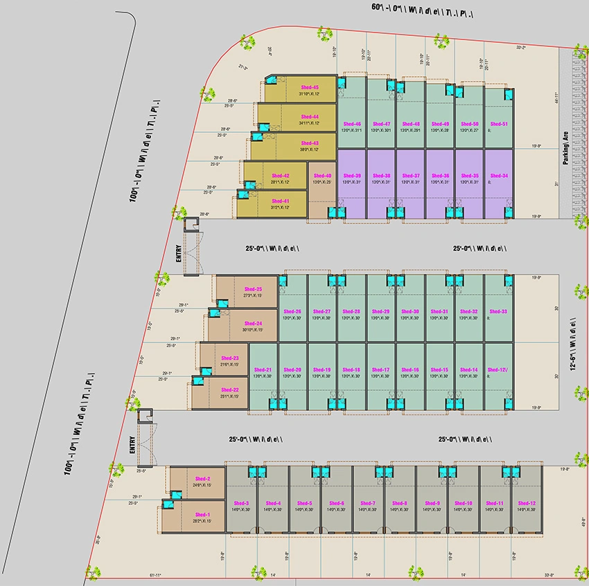 Master Plan of Ved Industrial Park 2 in Kathwada, Ahmedabad - Image 324703