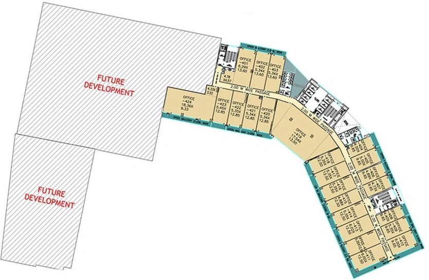 Floor Plan of Nyati Enthral in Kharadi, Pune - Image 271958