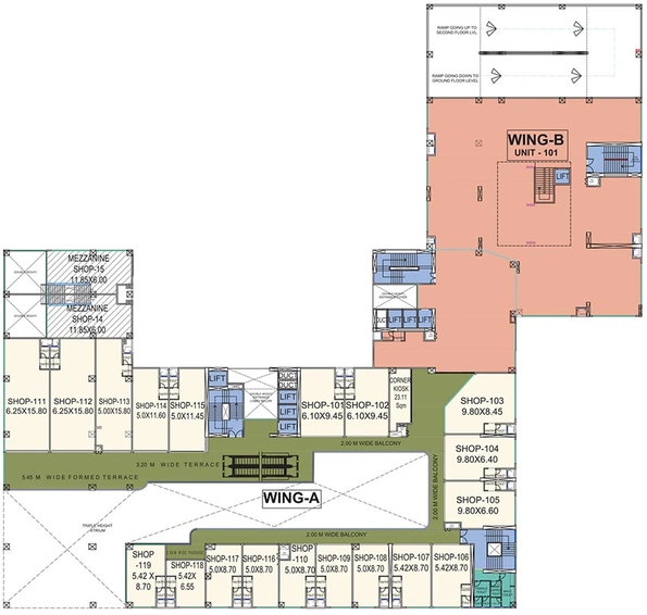 Floor Plan of Nyati Empress in Viman Nagar, Pune - Image 271914