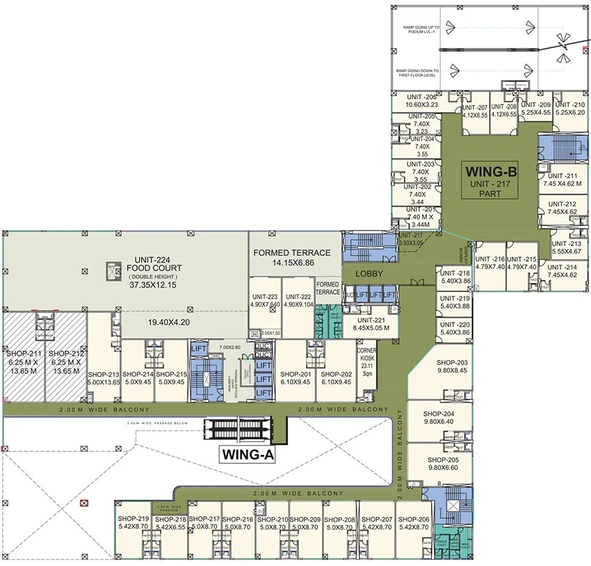 Floor Plan of Nyati Empress in Viman Nagar, Pune - Image 271913
