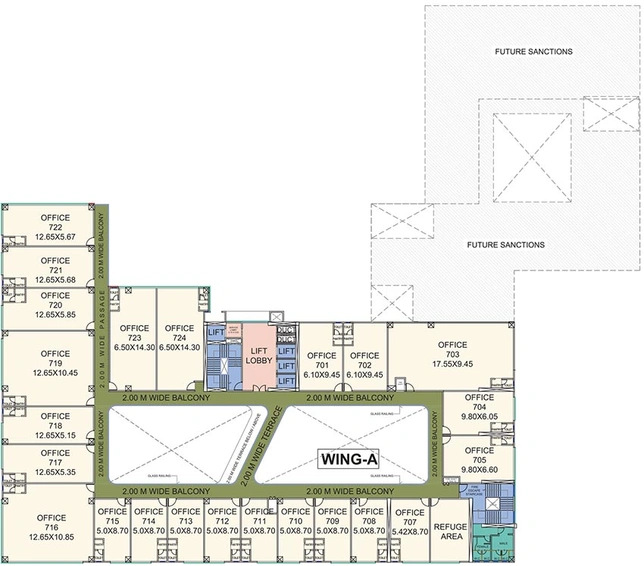 Floor Plan of Nyati Empress in Viman Nagar, Pune - Image 271915