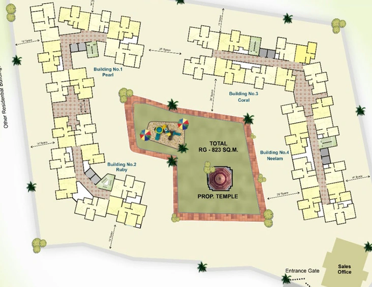 Master Plan of Skyline Enclave in Vasai East, Palghar - Image 19729