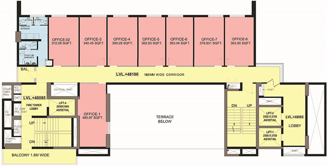 Floor Plan of VLPL 83 Avenue in Sector 83, Gurgaon - Image 304938
