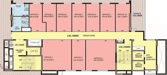 Floor Plan of VLPL 83 Avenue in Sector 83, Gurgaon - Image 304939