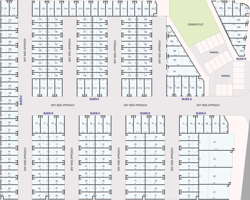 Floor Plan of Mahaveer Industrial Park 2 in Kathwada, Ahmedabad - Image 322308