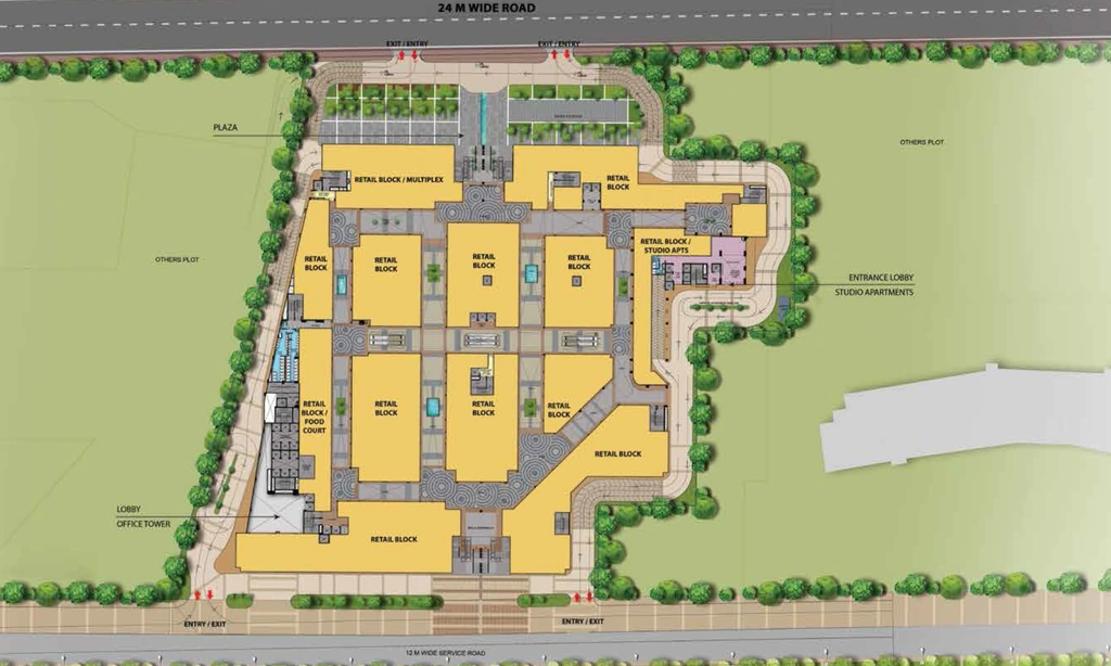 Master Plan of M3M Broadway in Sector 71, Gurgaon - Image 363457