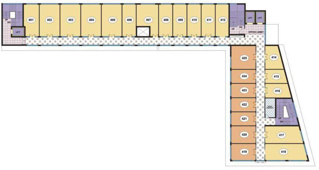 Floor Plan of Ameya The Sapphire in Sector 49, Gurgaon - Image 363355