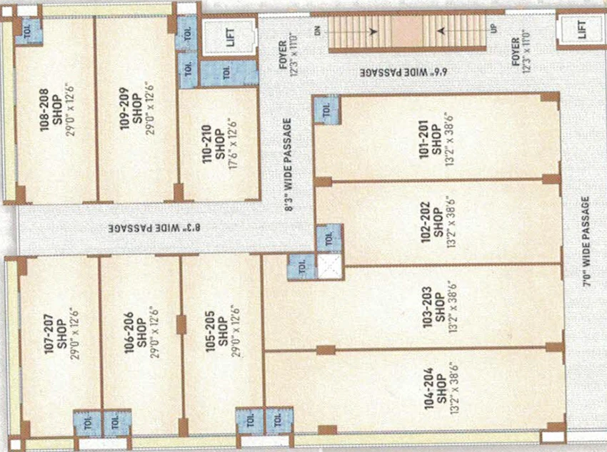 Floor Plan of Shreenath Signet 2 in Nikol, Ahmedabad - Image 324170