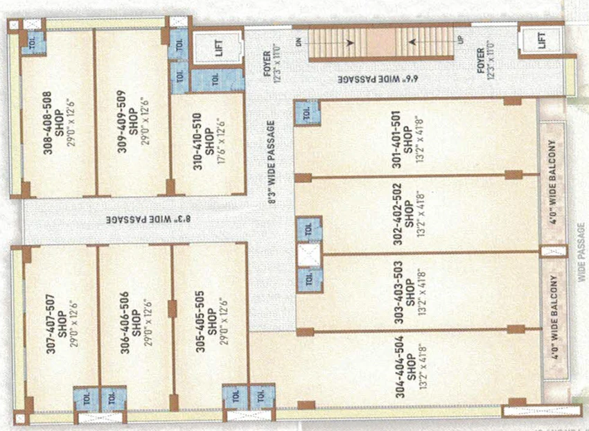Floor Plan of Shreenath Signet 2 in Nikol, Ahmedabad - Image 324169