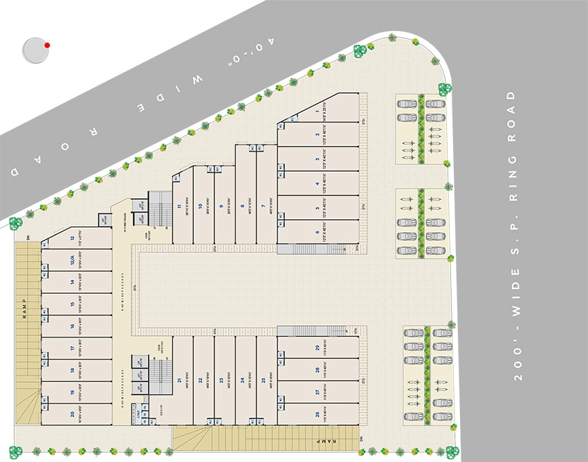 Master Plan of Yashmin The Newyork Empire in Nava Naroda, Ahmedabad - Image 324786