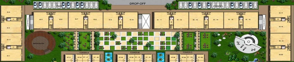 Floor Plan of Urbtech Trade Centre in Sector 132, Noida - Image 302950