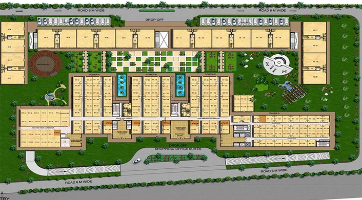 Master Plan of Urbtech Trade Centre in Sector 132, Noida - Image 302949