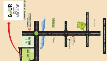 Location of Gaur City Arcade - Image 306704