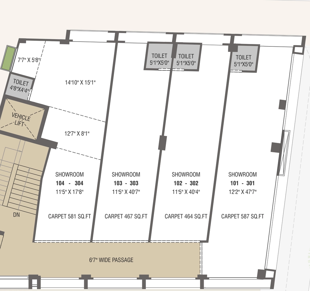Floor Plan of Shrikunj Icon in Naranpura, Ahmedabad - Image 362366