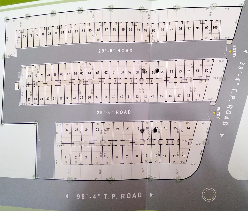 Master Plan of Neel Gajanan Industrial Hub in Vatva, Ahmedabad - Image 364171