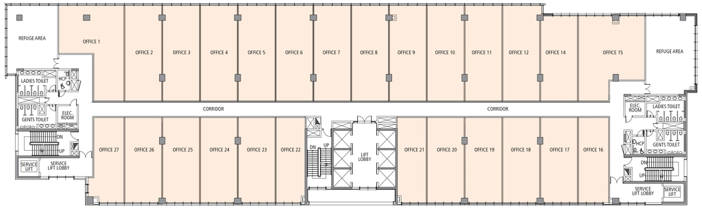 Floor Plan of Emaar Digital Greens in Sector 61, Gurgaon - Image 364545