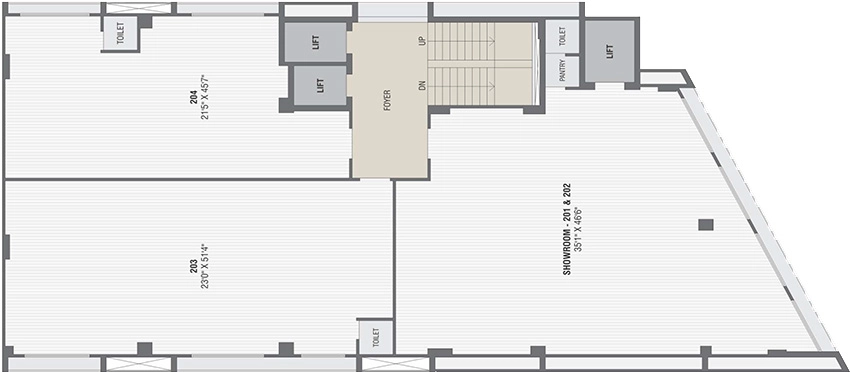 Floor Plan of Shilp Kshitij Aria in Navrangpura, Ahmedabad - Image 324044