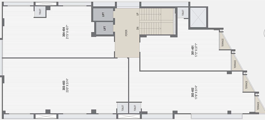 Floor Plan of Shilp Kshitij Aria in Navrangpura, Ahmedabad - Image 324045