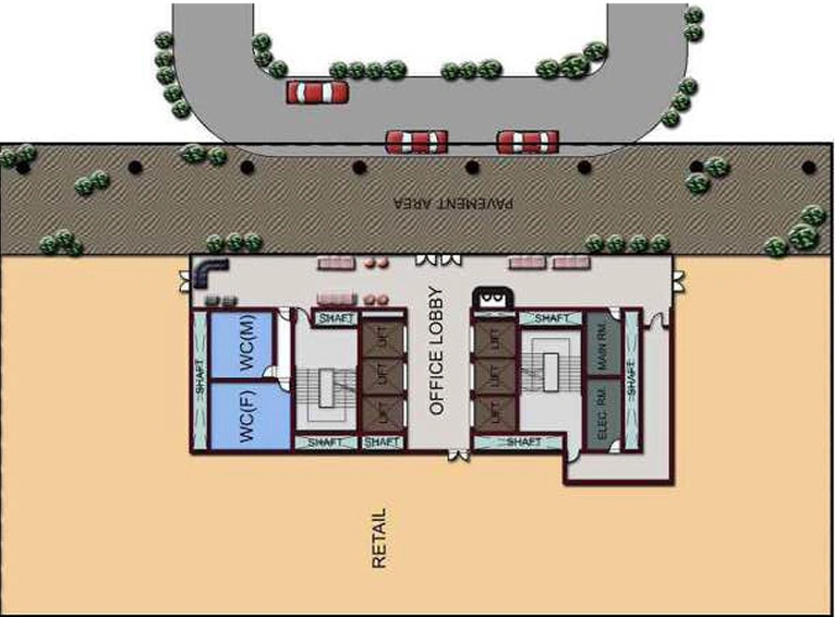 Floor Plan of Supertech Supernova Astralis in Sector 94, Noida - Image 302913