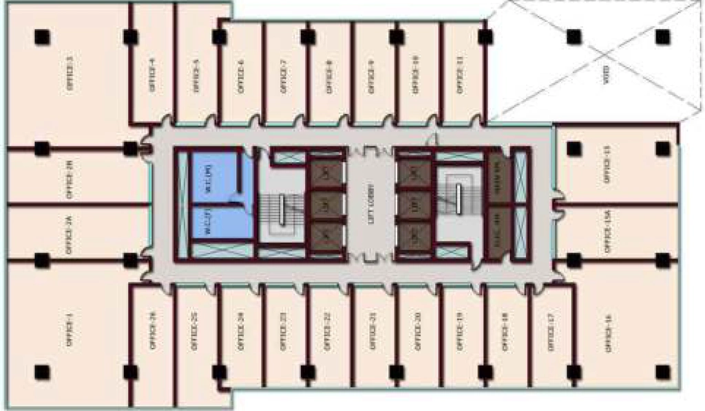 Floor Plan of Supertech Supernova Astralis in Sector 94, Noida - Image 302914