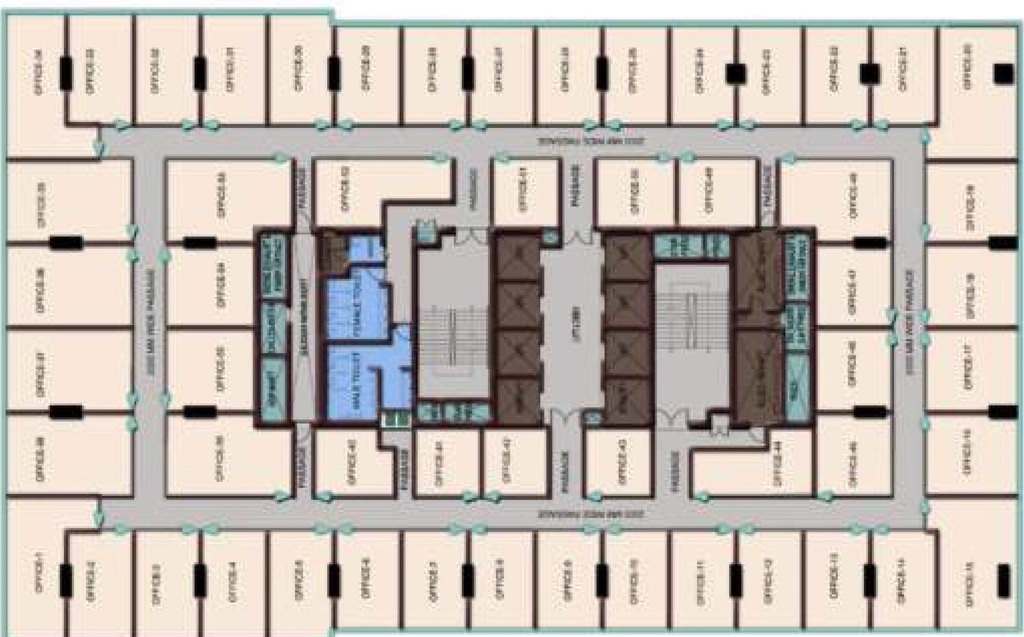 Floor Plan of Supertech Supernova Astralis in Sector 94, Noida - Image 302916