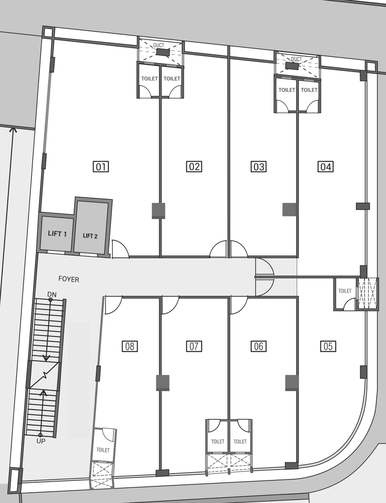 Floor Plan of Utpal Block 554 in Ellisbridge, Ahmedabad - Image 360868