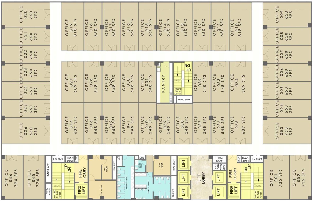 Floor Plan of Ashrai Golden Grande in Techzone 4, Greater Noida - Image 367233