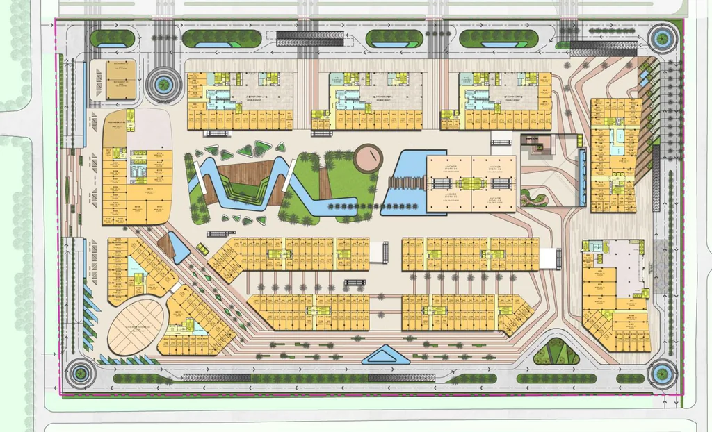 Master Plan of Ashrai Golden Grande in Techzone 4, Greater Noida - Image 367234