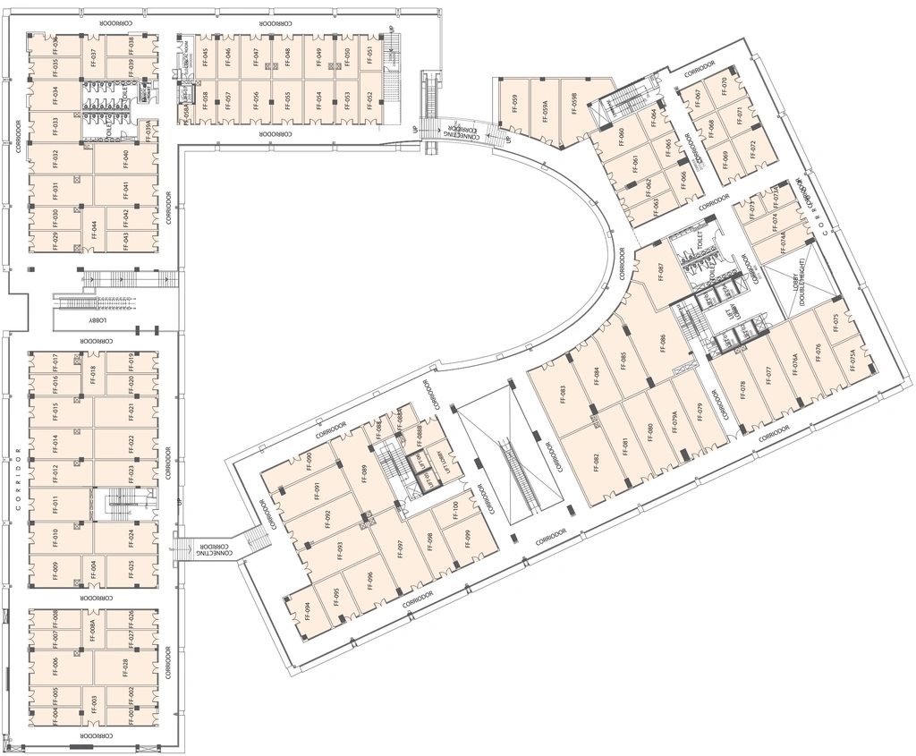 Floor Plan of Emaar MGF Emerald Plaza in Sector 65, Gurgaon - Image 364555
