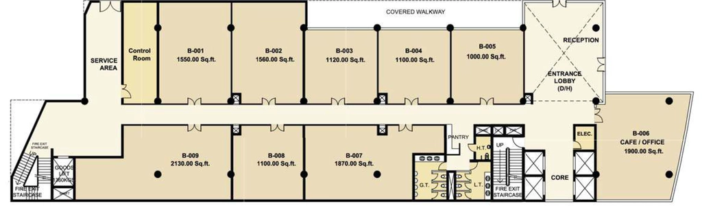 Floor Plan of Pioneer Urban Square in Sector 62, Gurgaon - Image 365018