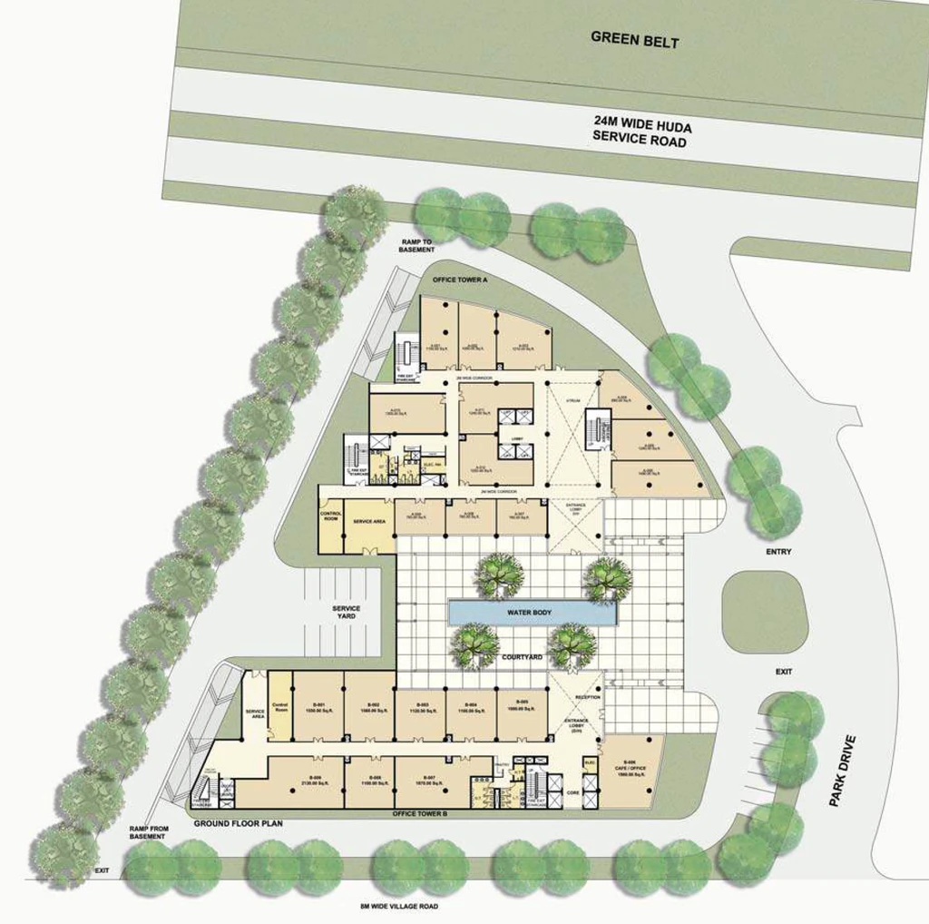 Master Plan of Pioneer Urban Square in Sector 62, Gurgaon - Image 365022