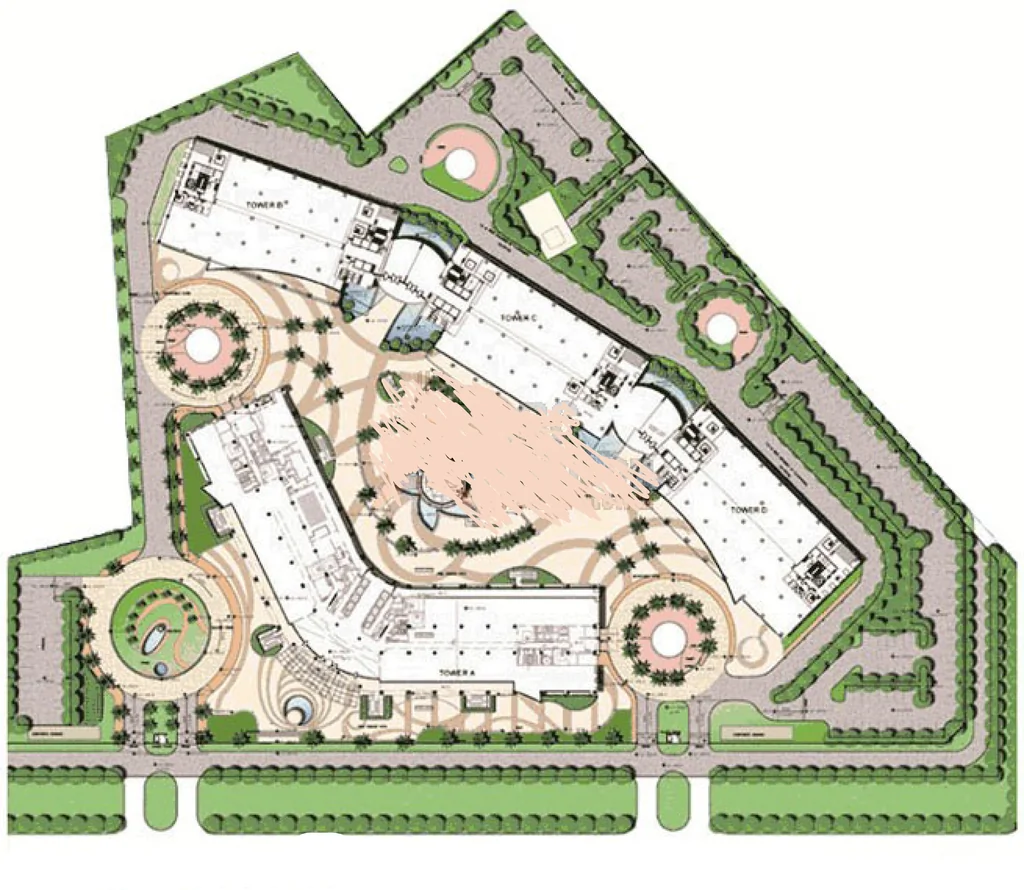 Master Plan of Unitech Cyber Park in Sector 39, Faridabad - Image 363162